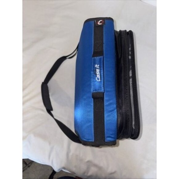 Case It The Universal Zipper Binder 2"-O Ring Padded Pocket 13" tablet BlueLT007 - Picture 8 of 10